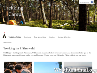 trekking-pfalz.de website preview