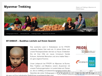 myanmar-trekking.ch website preview