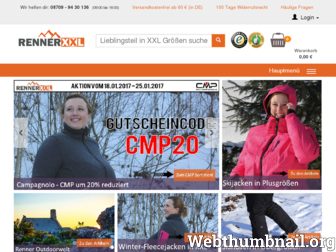 outdoor-renner.de website preview