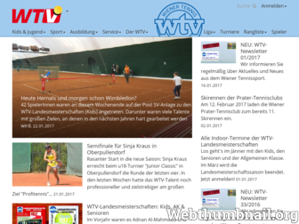tennis.wien website preview