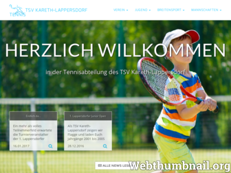 tennis-lappersdorf.de website preview