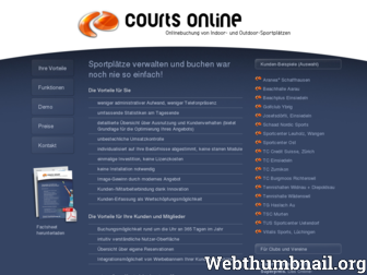 courtsonline.ch website preview