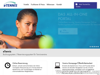 etennis.at website preview