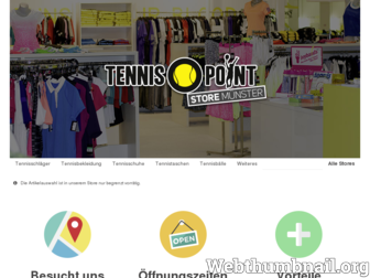 tennis-point-muenster.de website preview