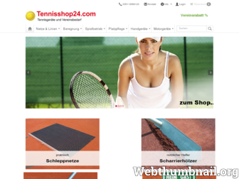 tennisshop24.com website preview