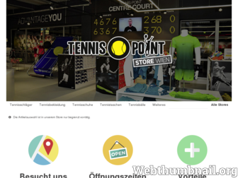 tennis-point-wien.at website preview