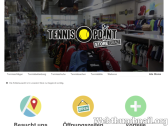 tennis-point-graz.at website preview
