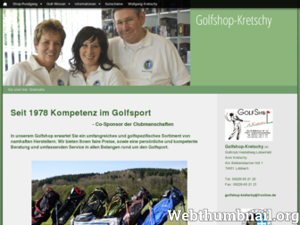 golfshop-kretschy.de website preview