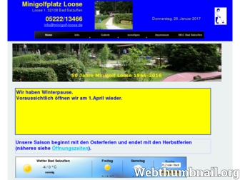 minigolf-loose.de website preview