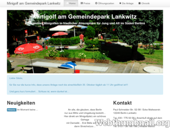 minigolf-lankwitz.de website preview