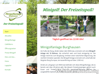 minigolf-burghausen.de website preview