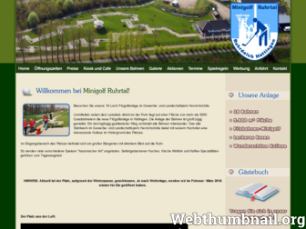 minigolf-ruhrtal.de website preview