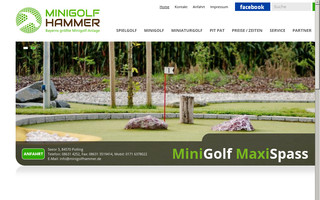 minigolfhammer.de website preview