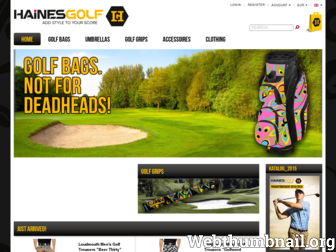 haines-golf.de website preview