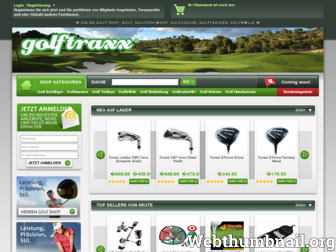 golftraxx.de website preview