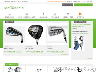 golfsport.at website preview