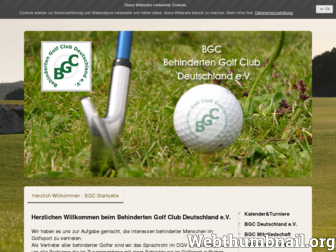 bgc-golf.de website preview