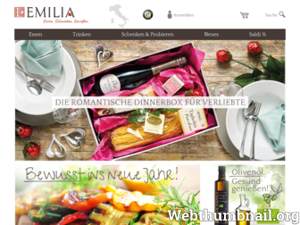 emilia.de website preview