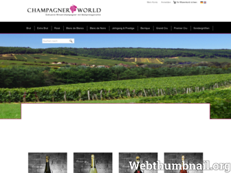 champagner.world website preview