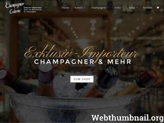 champagner-galerie.de website preview