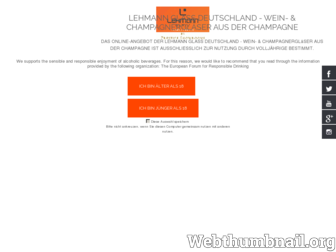 lehmannglas.de website preview
