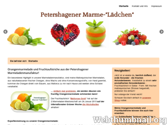 petershagener-marmeladenmanufaktur.de website preview