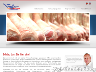 vogler-fleisch.de website preview