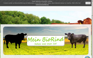 meinbiorind.de website preview