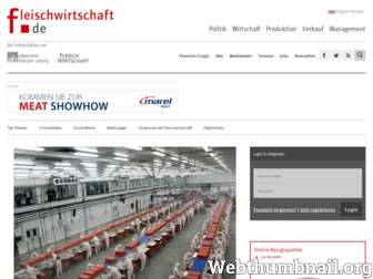 fleischwirtschaft.de website preview