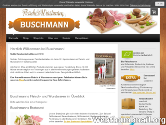 buschmann-wurst.de website preview