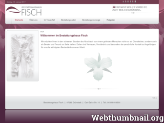 bestattungshaus-fisch.de website preview
