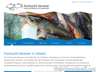 fischzucht-gerstner.de website preview