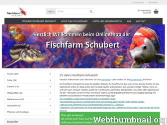 fischfarm-schubert.de website preview