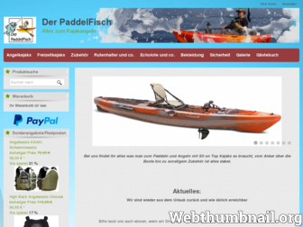 paddel-fisch.de website preview