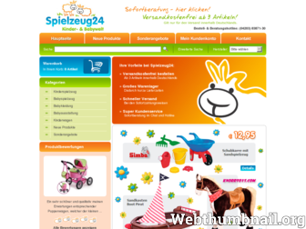 spielzeug24.de website preview