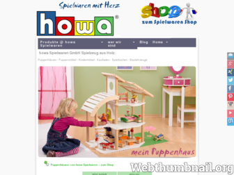 howa-spielwaren.de website preview