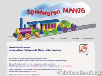 manig-spielwaren.de website preview