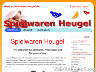 spielwaren-heugel.de website preview