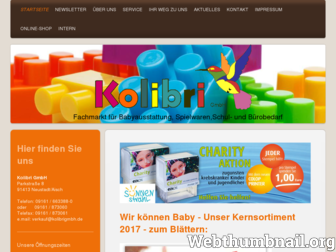 kolibri-spielwaren.biz website preview